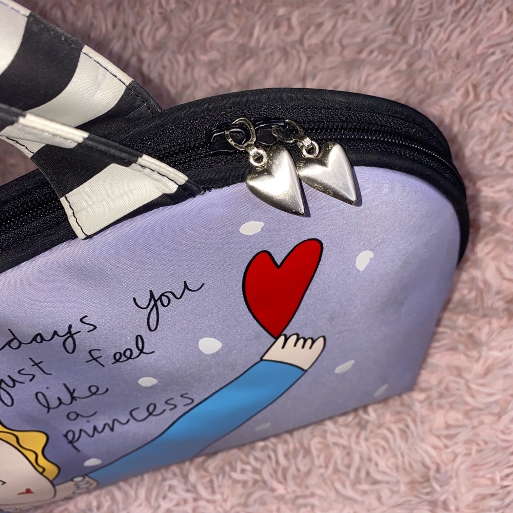 Sandra Magsamen Silvestri Princess Toiletry Bag, Messages From the Heart - Picture 2 of 8
